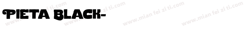Pieta Black字体转换
